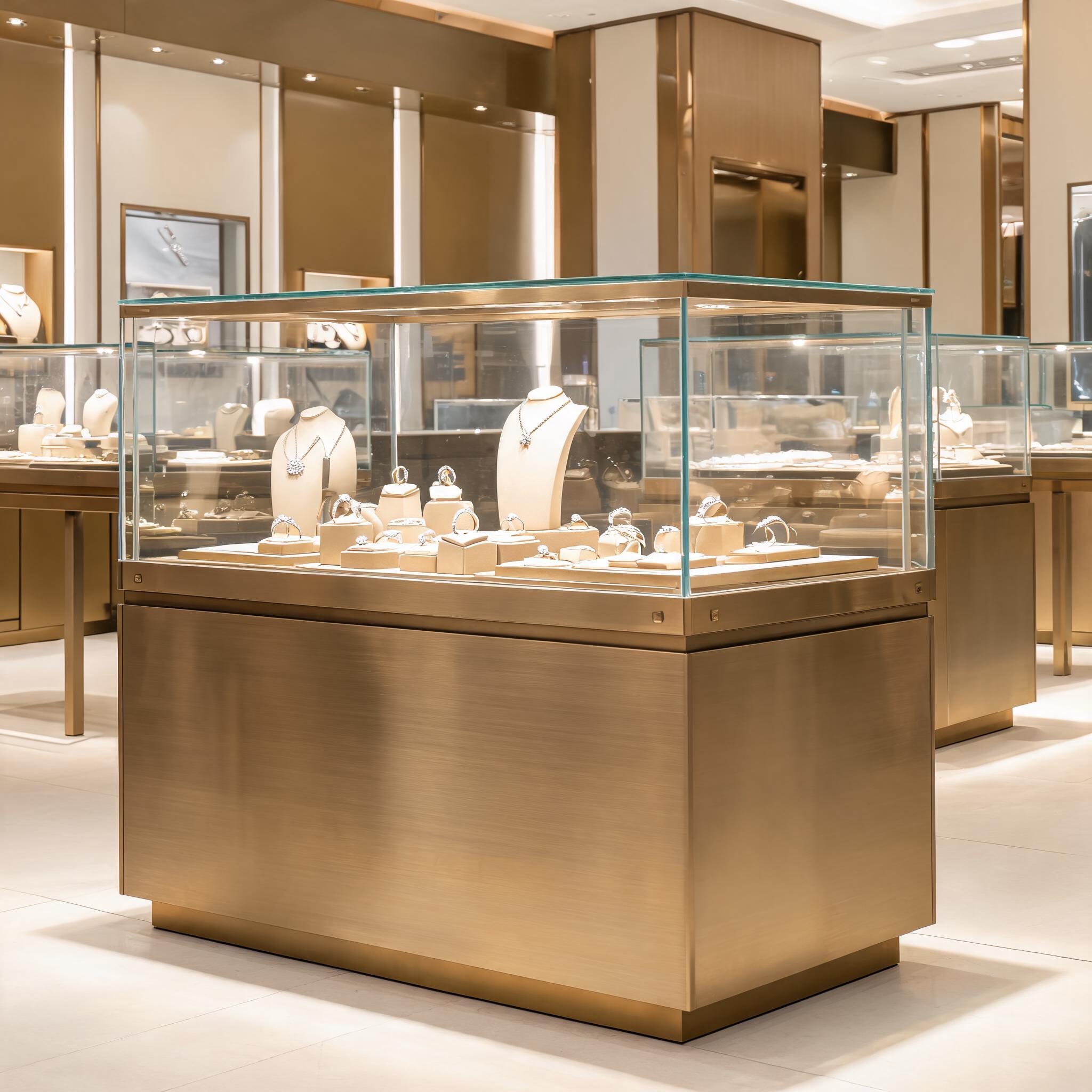 珠宝展柜定制选择展示柜厂家,整店设计与3D出图全免费