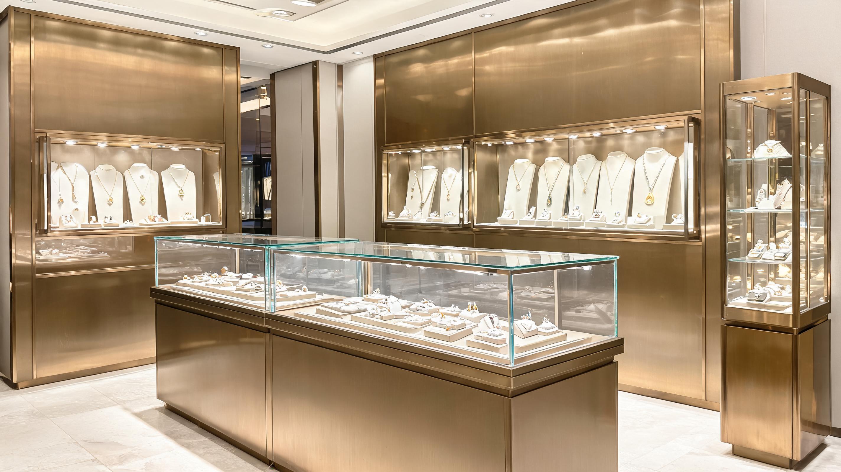 珠宝展柜定制选择展示柜厂家，整店设计与3D出图全免费 配图 2